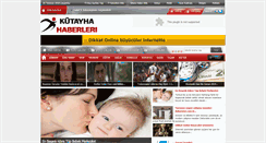 Desktop Screenshot of kutahyahaberleri.com